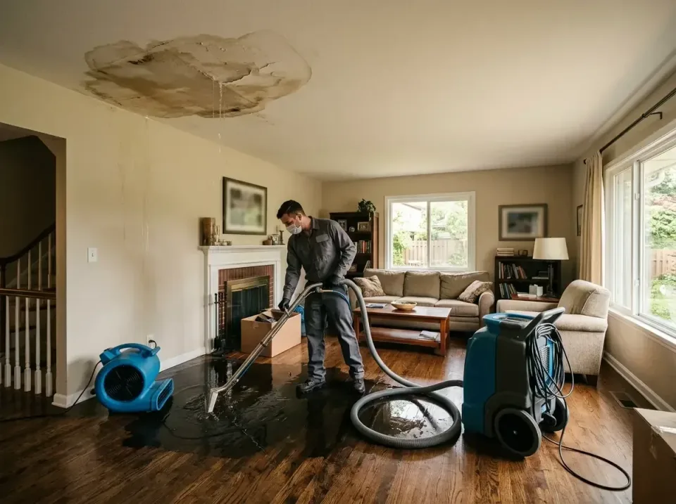 attic-pipe-burst-ceiling-drip-008 — frequently asked questions, Water Damage Restoration & Carpet Care in Warrenton, MO